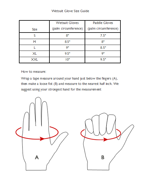 Oakley Glove Size Chart